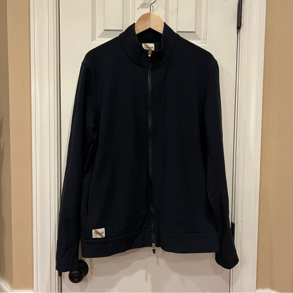 Like New Tracksmith NDO Jacket Black Full Zip Merino Wool Men’s Large